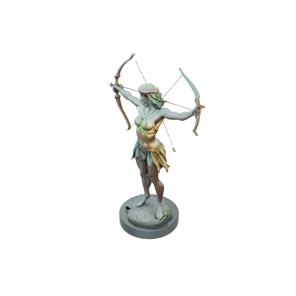 Neon Relief Centaur Archer
