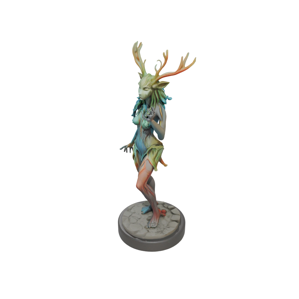 Neon Relief Forest Spirit Ent