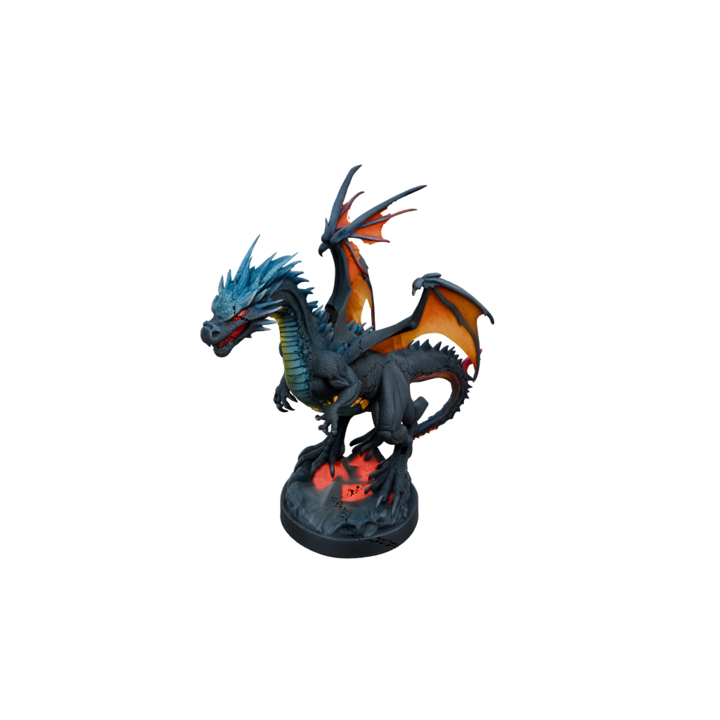 Neon Relief Lava Drake