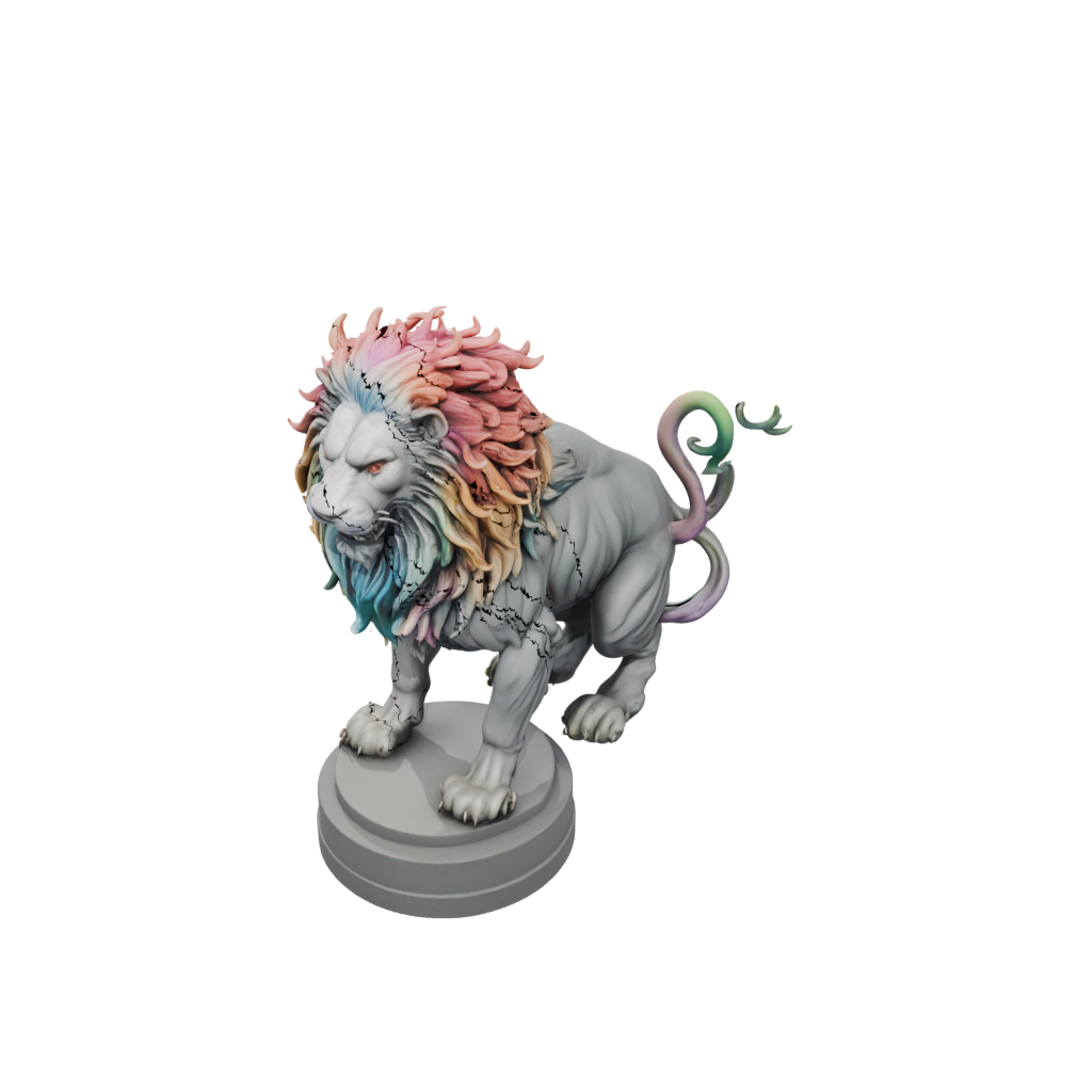Neon Relief Manticore