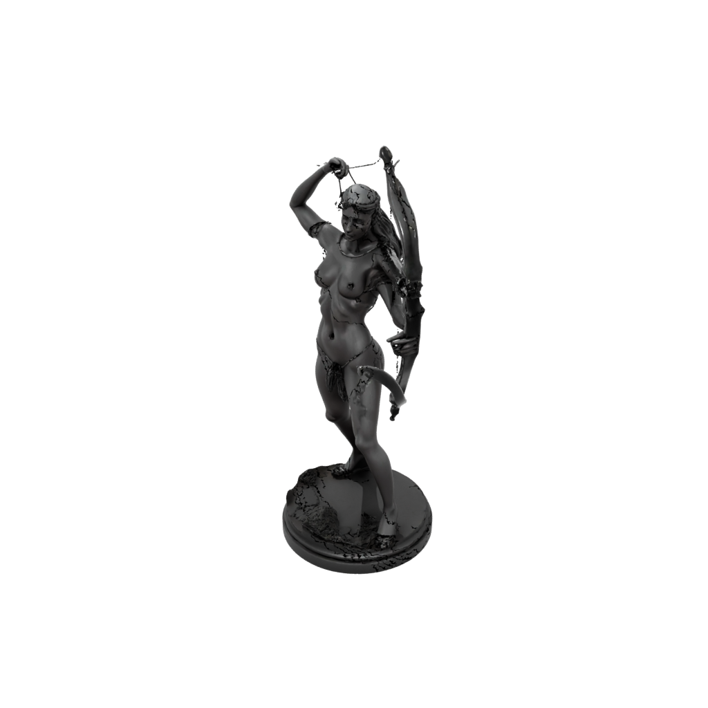 Obsidian Bust Centaur Archer
