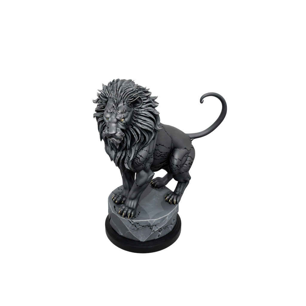 Obsidian Bust Manticore