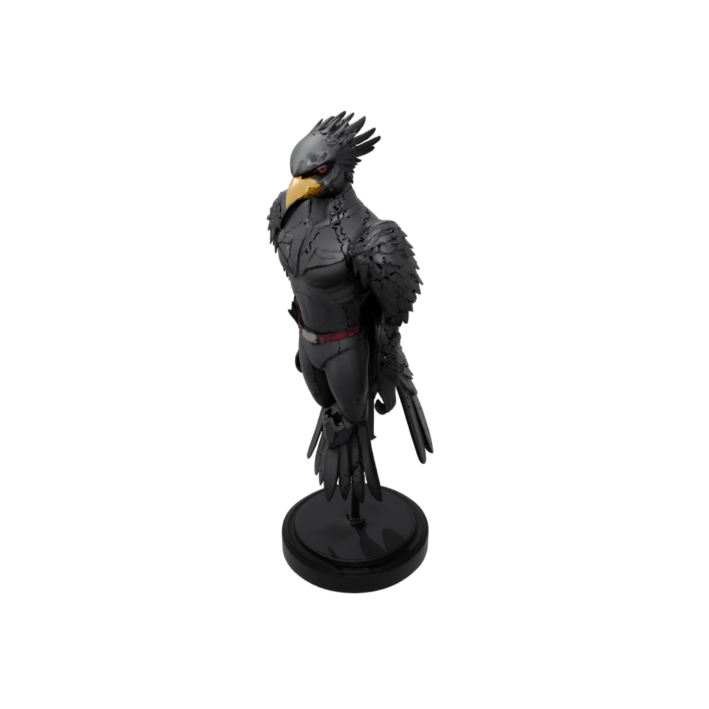 Obsidian Bust Thunderbird