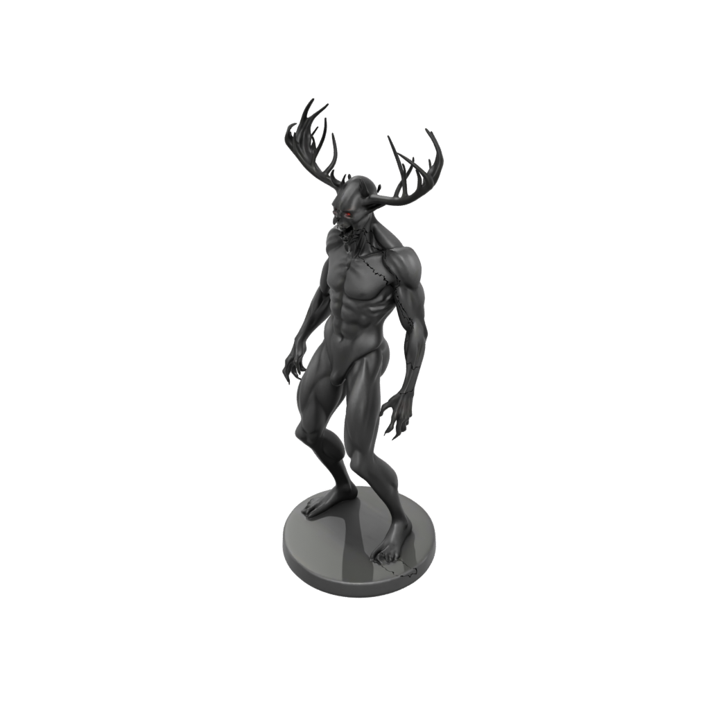 Obsidian Bust Wendigo