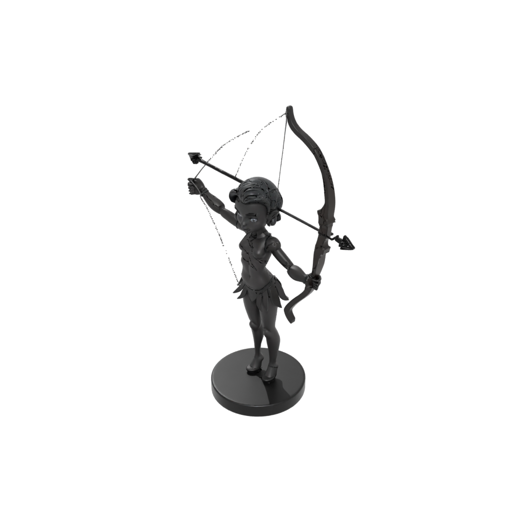 Obsidian Chibi Centaur Archer