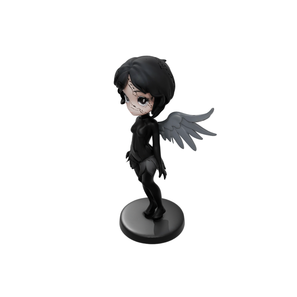 Obsidian Chibi Fallen Angel