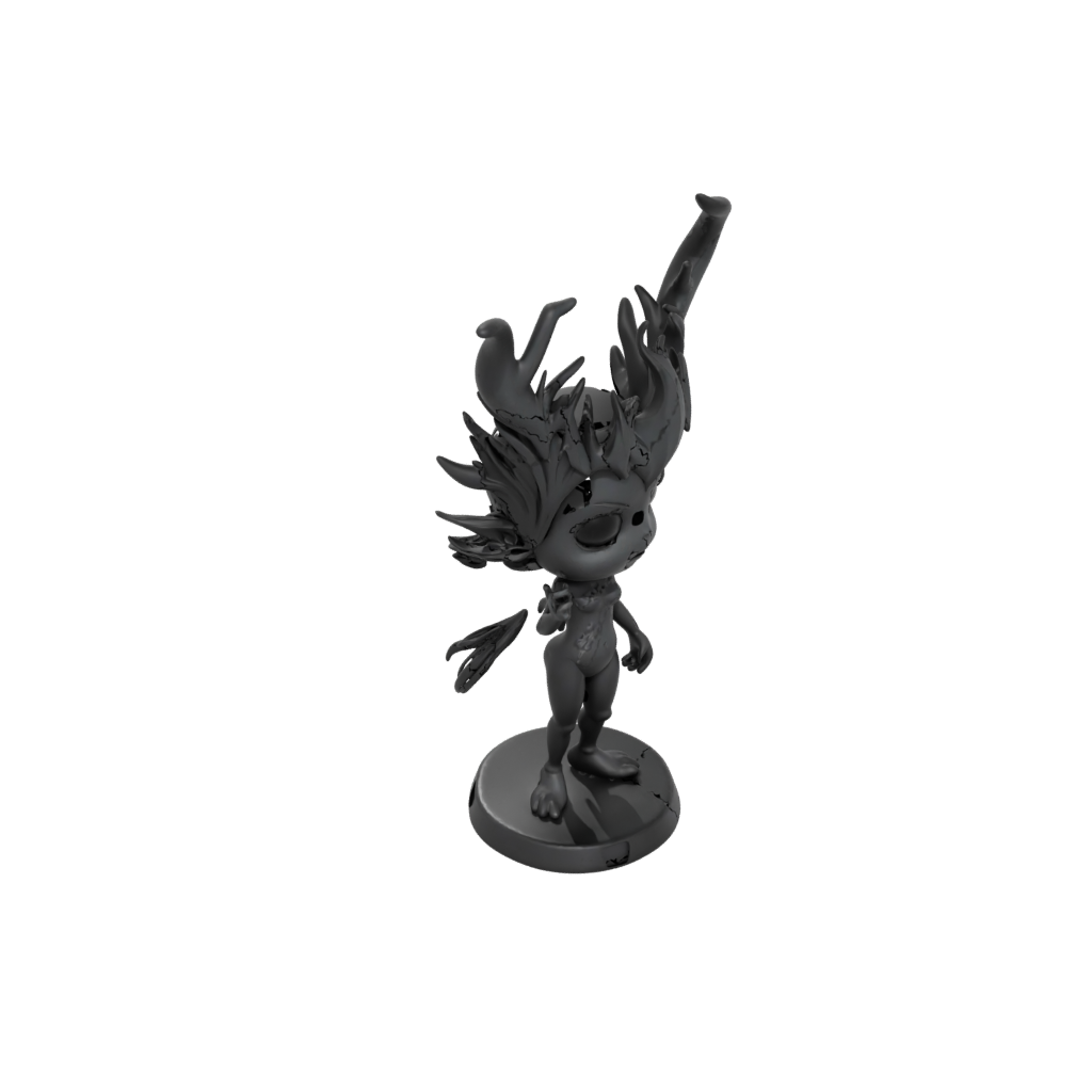 Obsidian Chibi Forest Spirit Ent