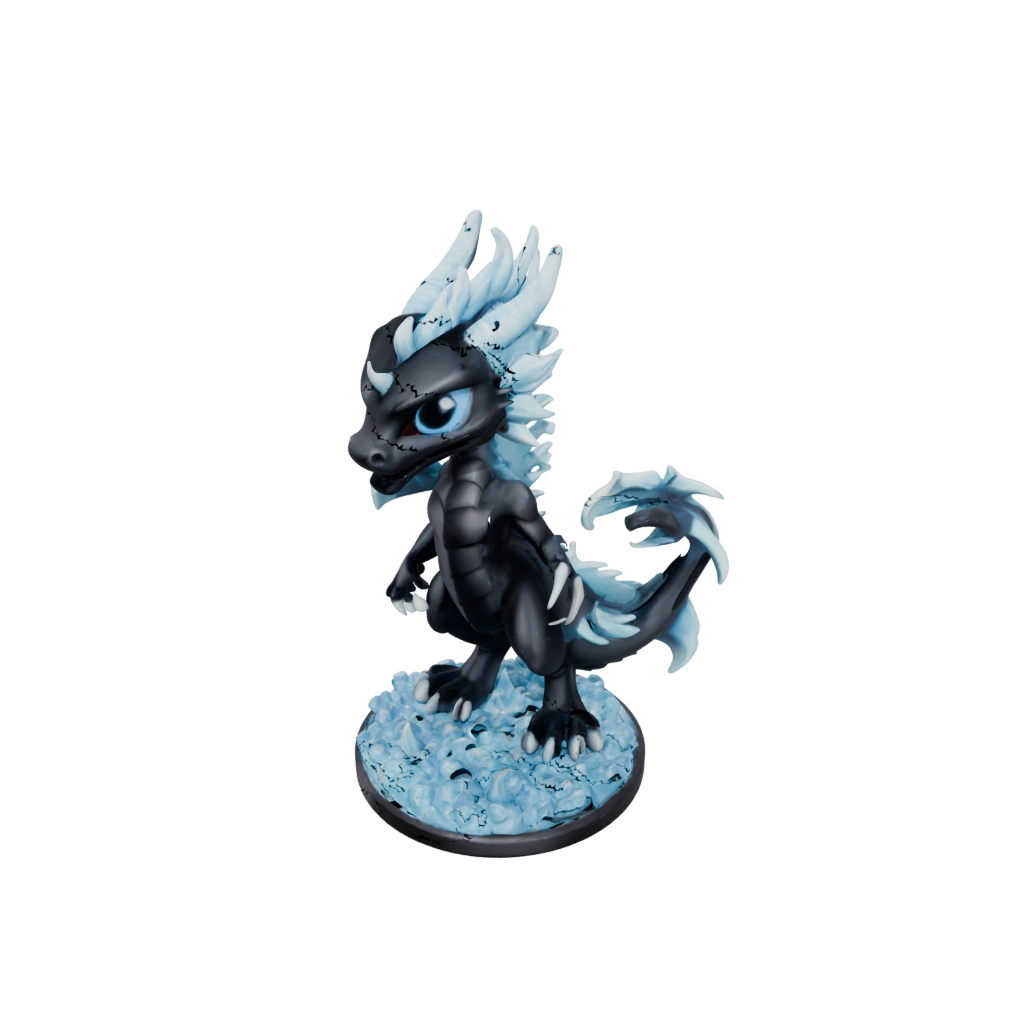 Obsidian Chibi Frost Wyrm