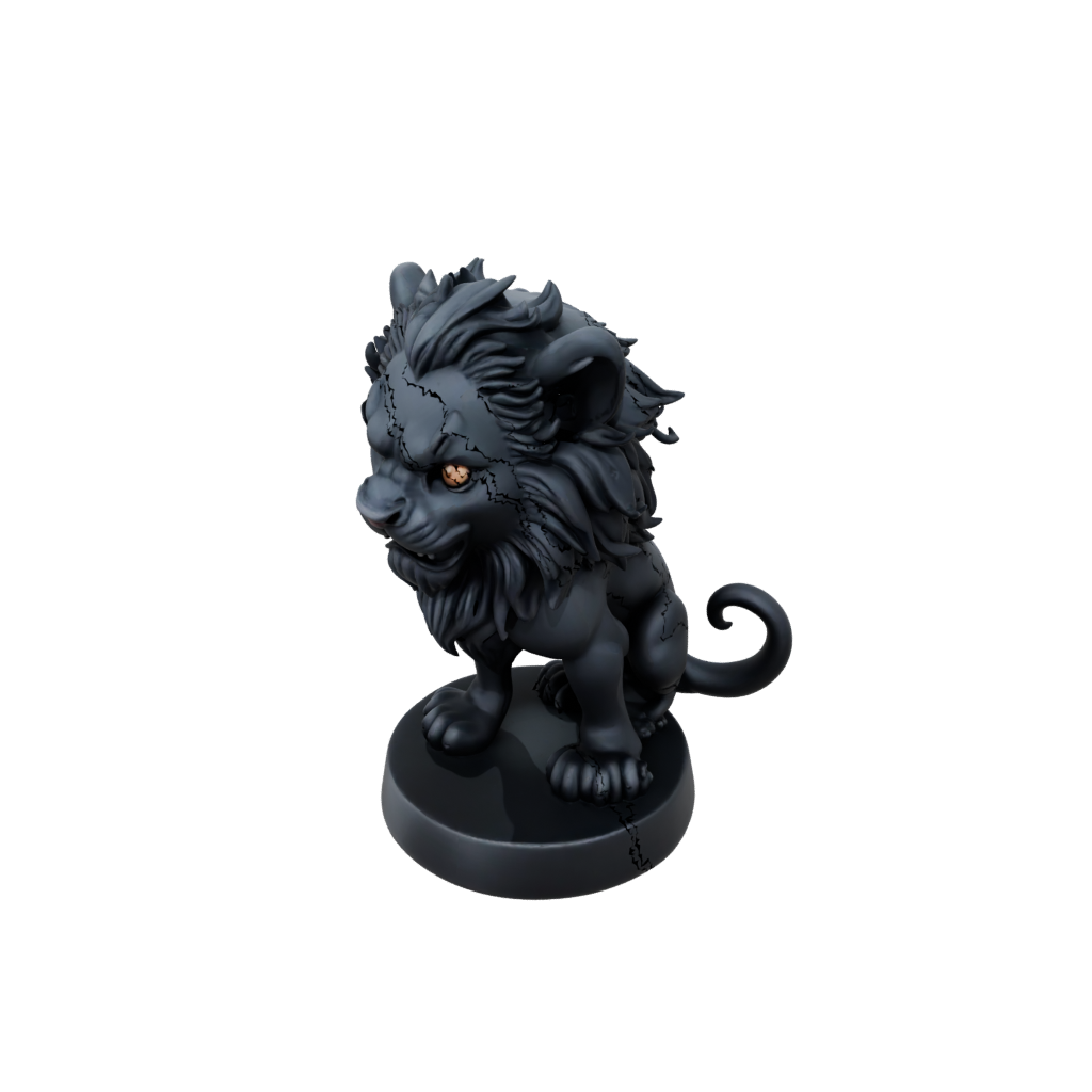 Obsidian Chibi Manticore