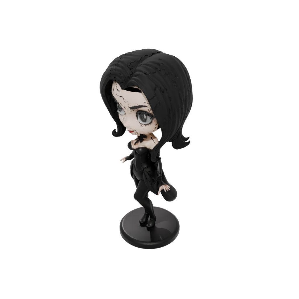 Obsidian Chibi Vampire Countess