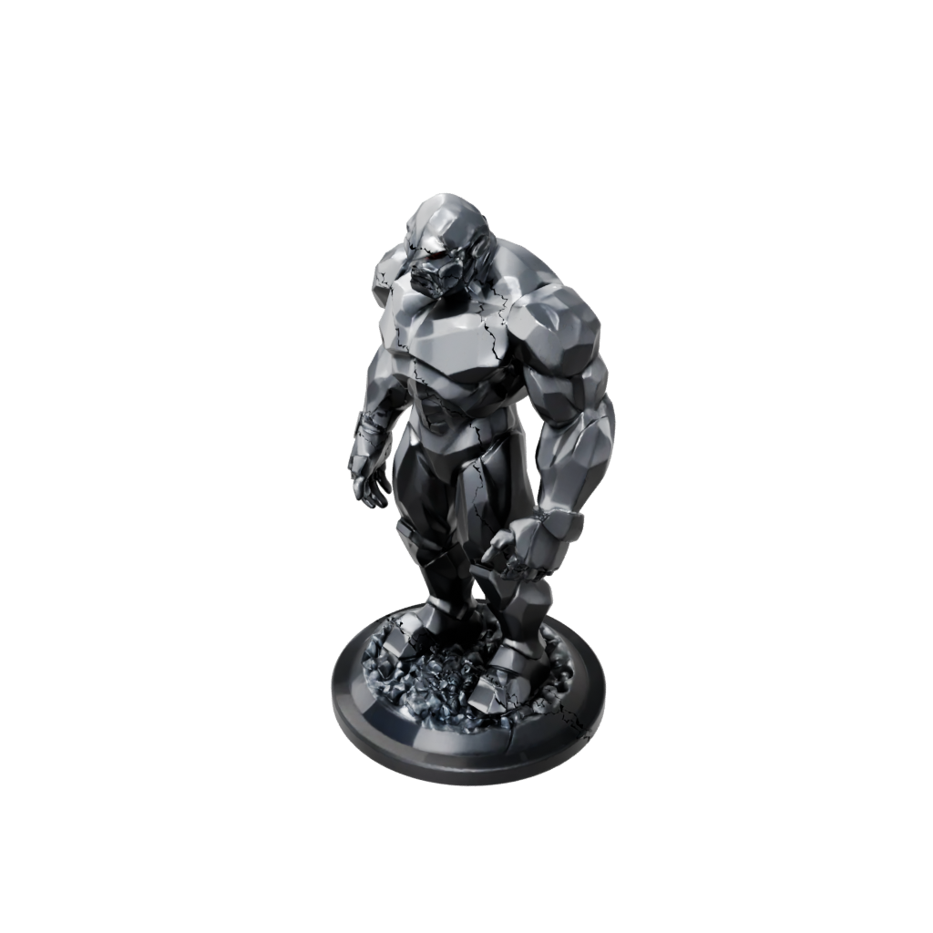 Obsidian Scene Crystal Golem