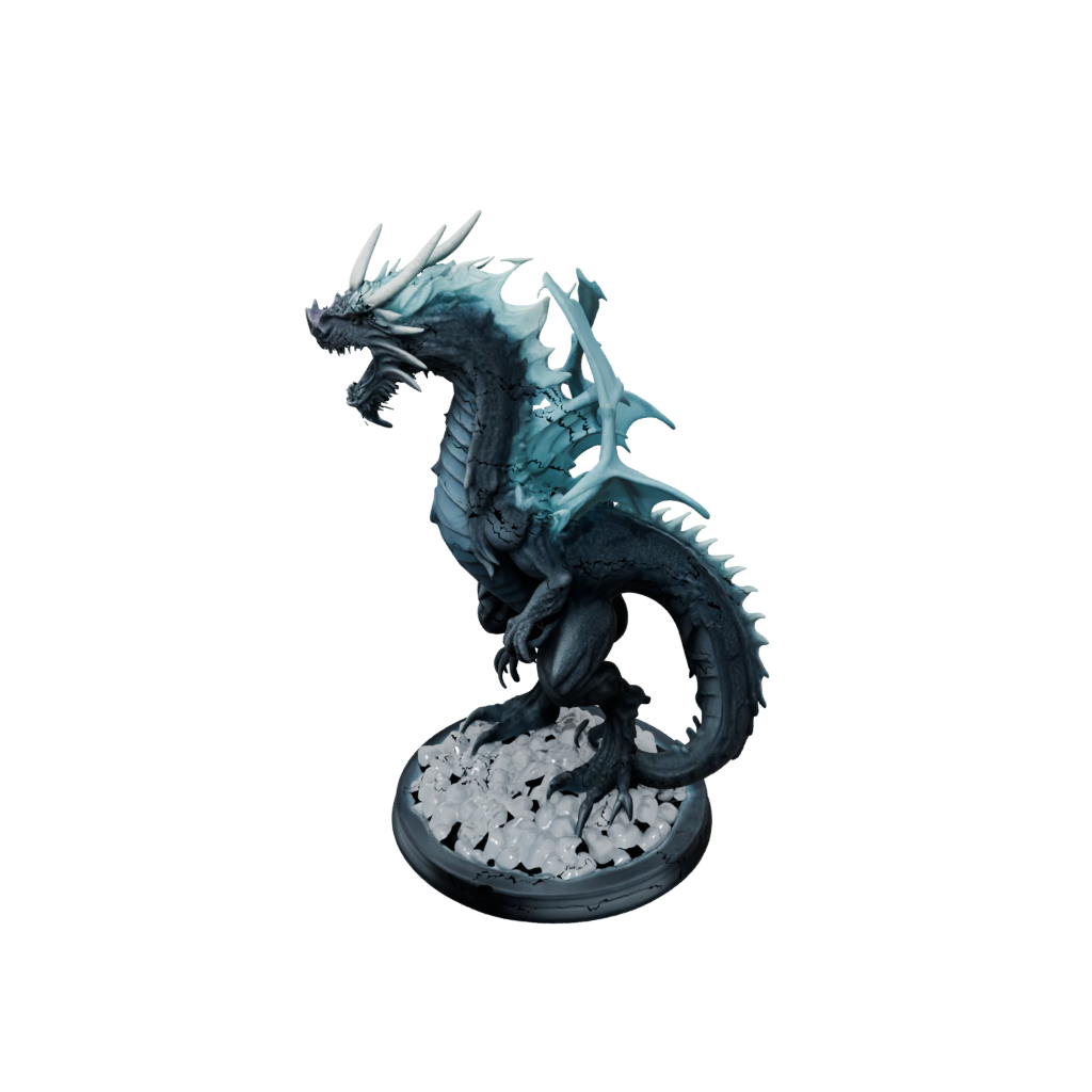 Obsidian Scene Frost Wyrm