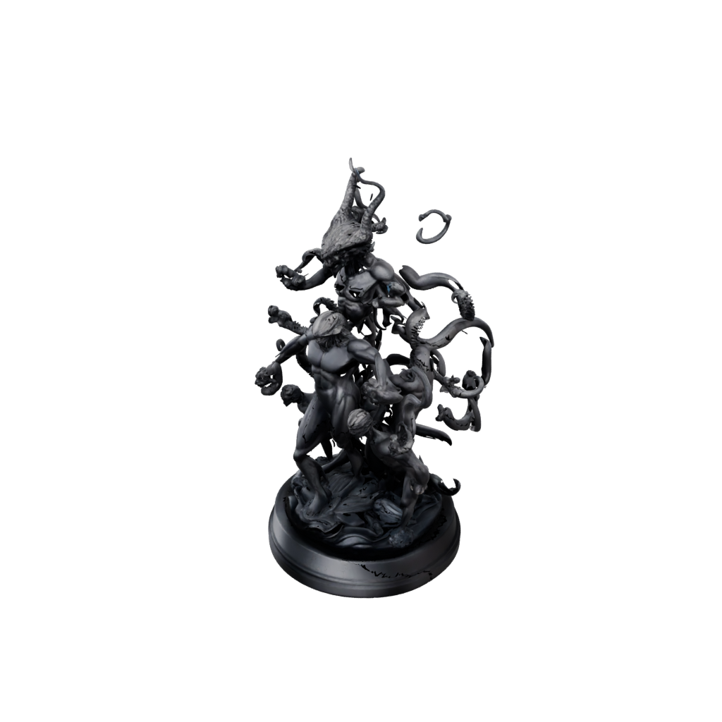Obsidian Scene Hydra Multi-Headed