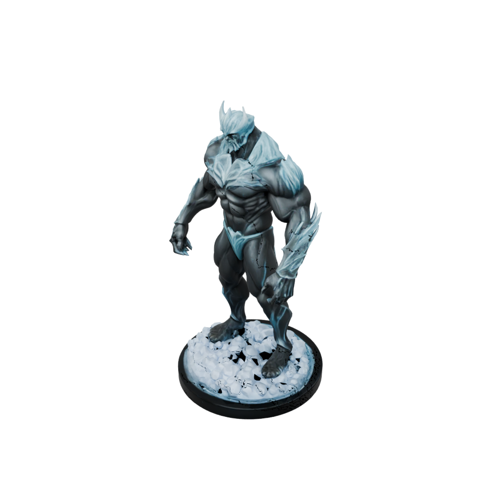 Obsidian Scene Ice Elemental Titan