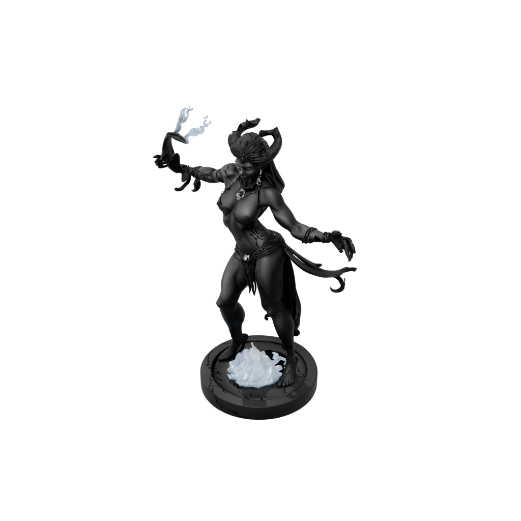 Obsidian Scene Storm Djinn