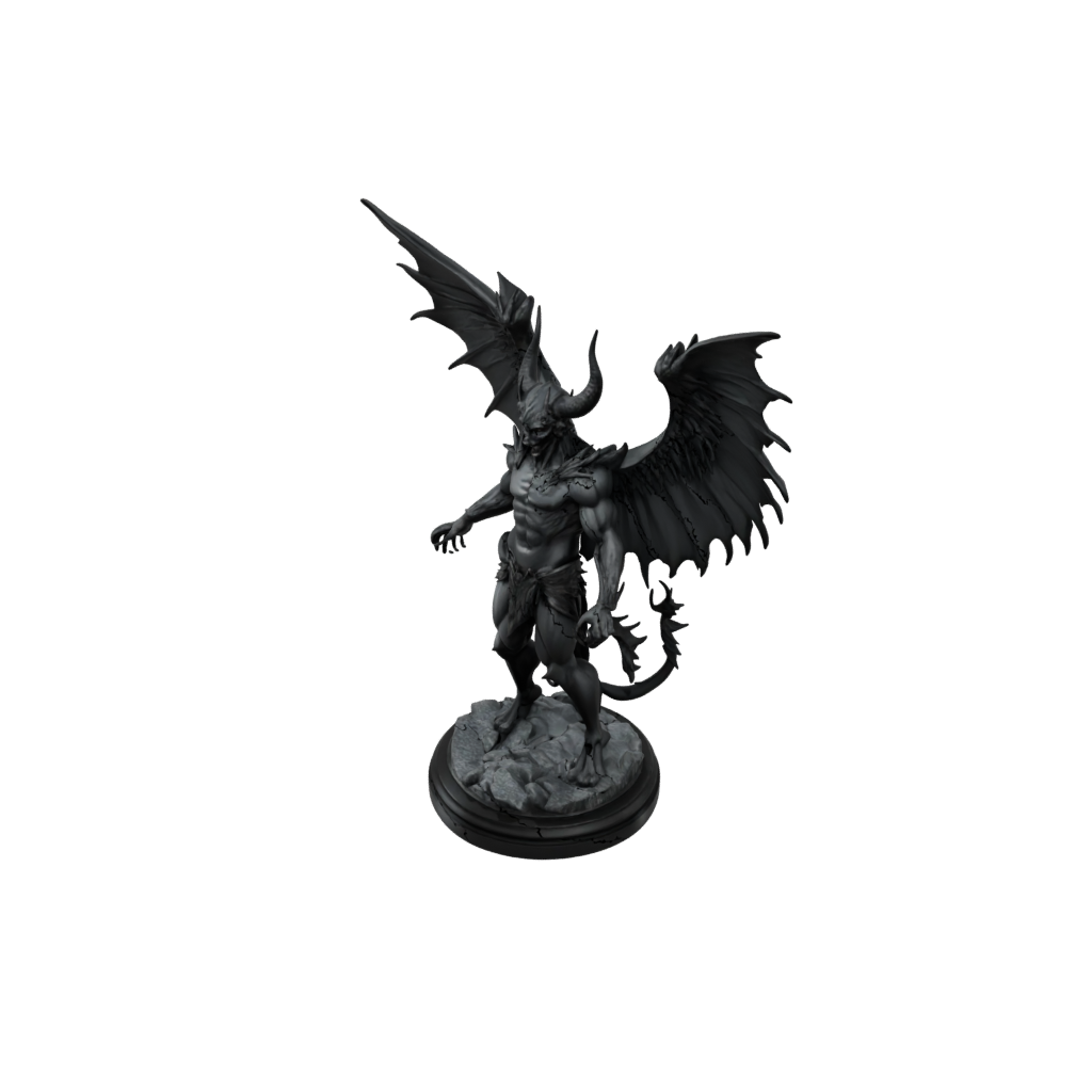 Obsidian Scene Winged Demon Lord