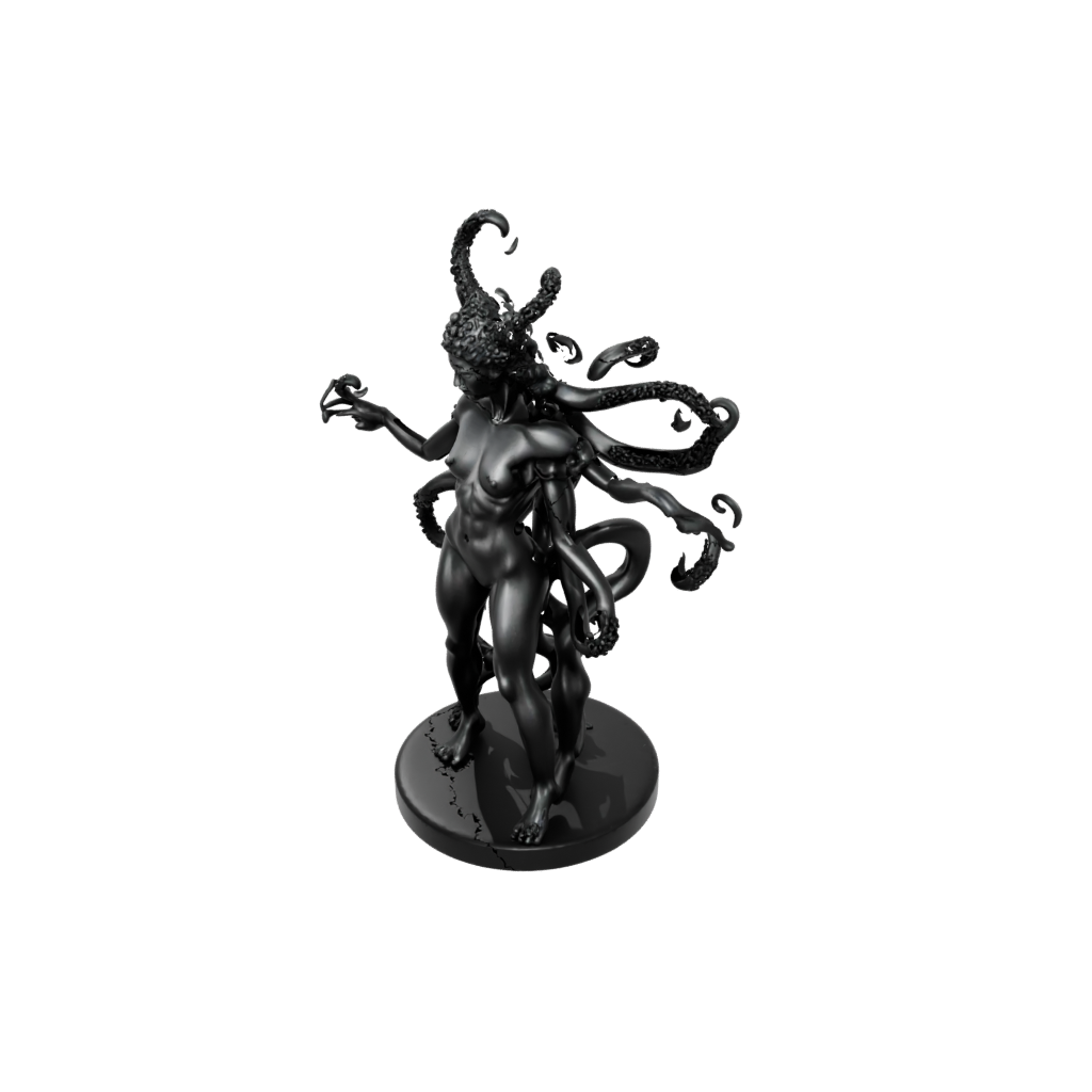 Obsidian Hydra Multi-Headed