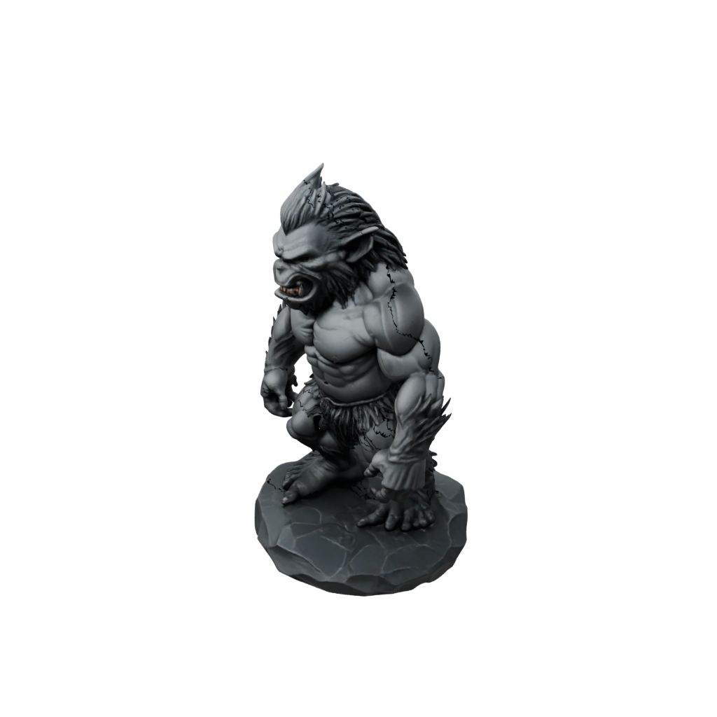 Obsidian Rock Troll