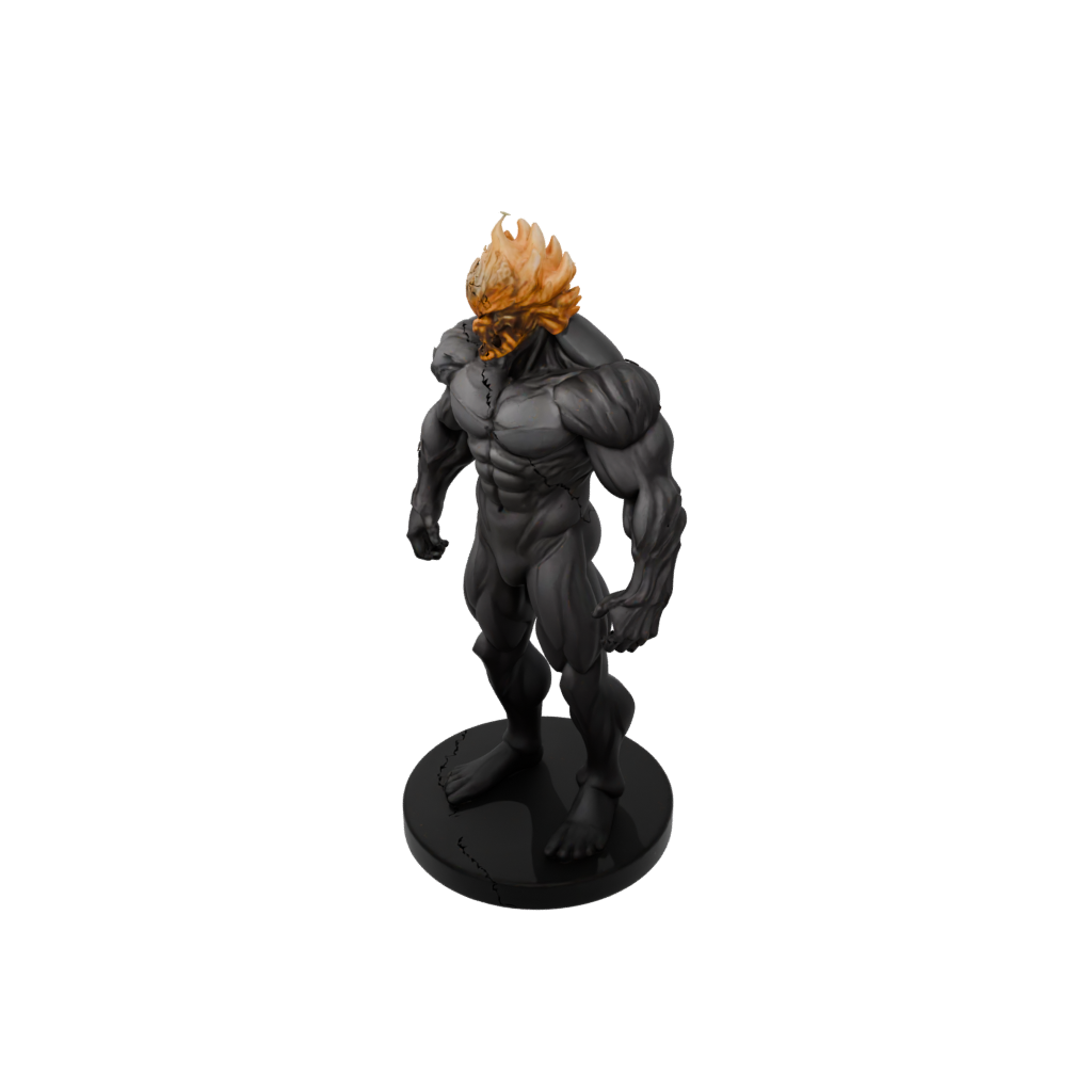 Obsidian Relief Fire Elemental Titan