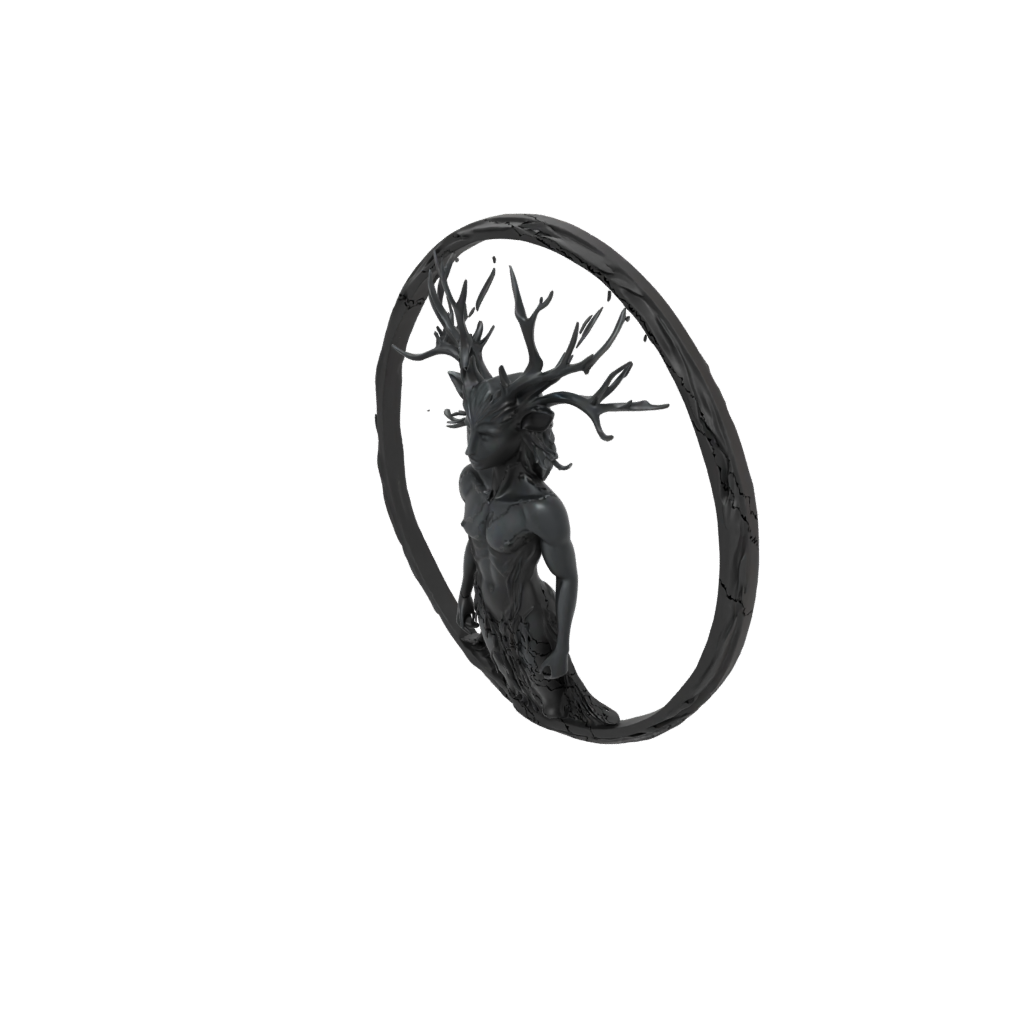 Obsidian Relief Forest Spirit Ent