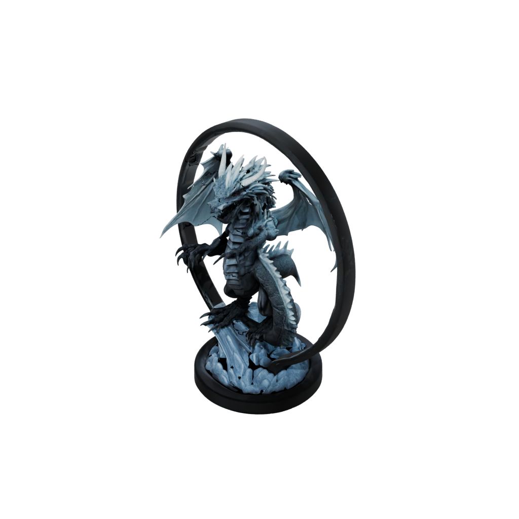 Obsidian Relief Frost Wyrm