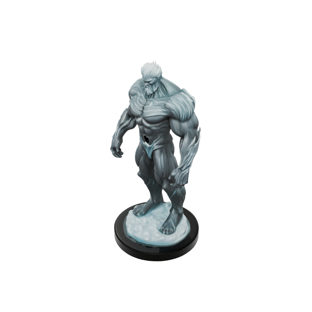 Obsidian Relief Ice Elemental Titan