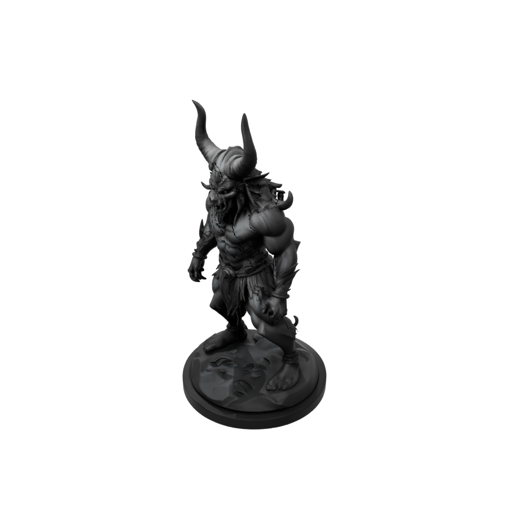 Obsidian Relief Oni Demon