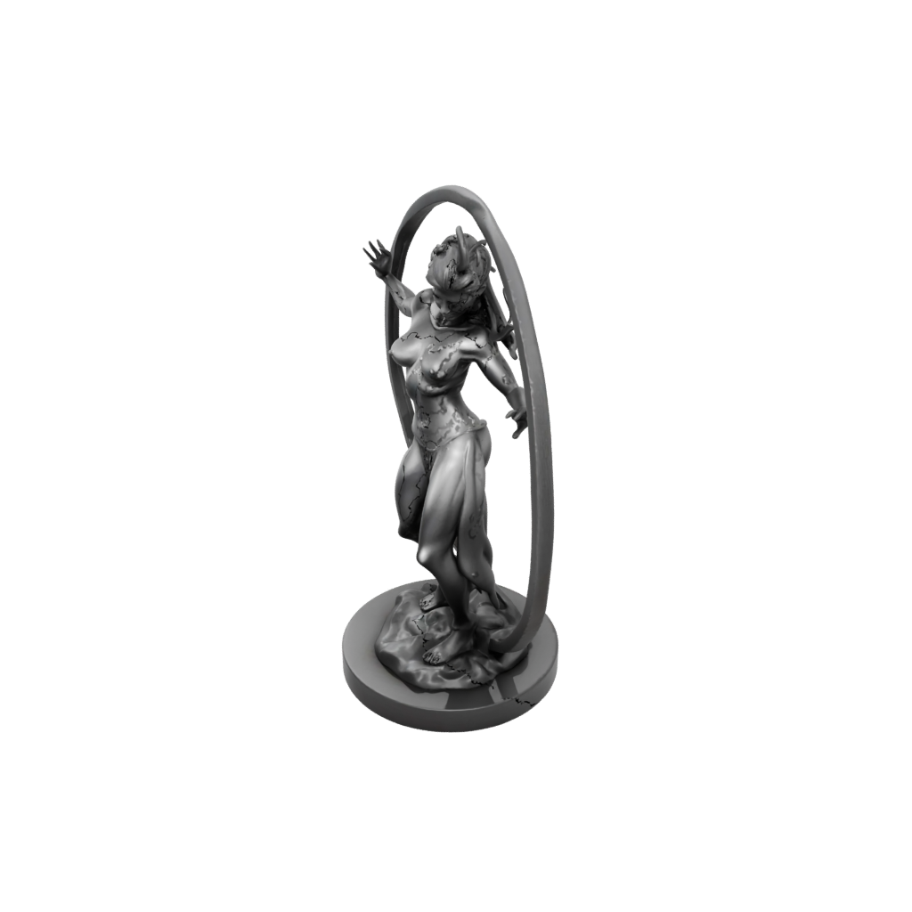 Obsidian Relief Storm Djinn
