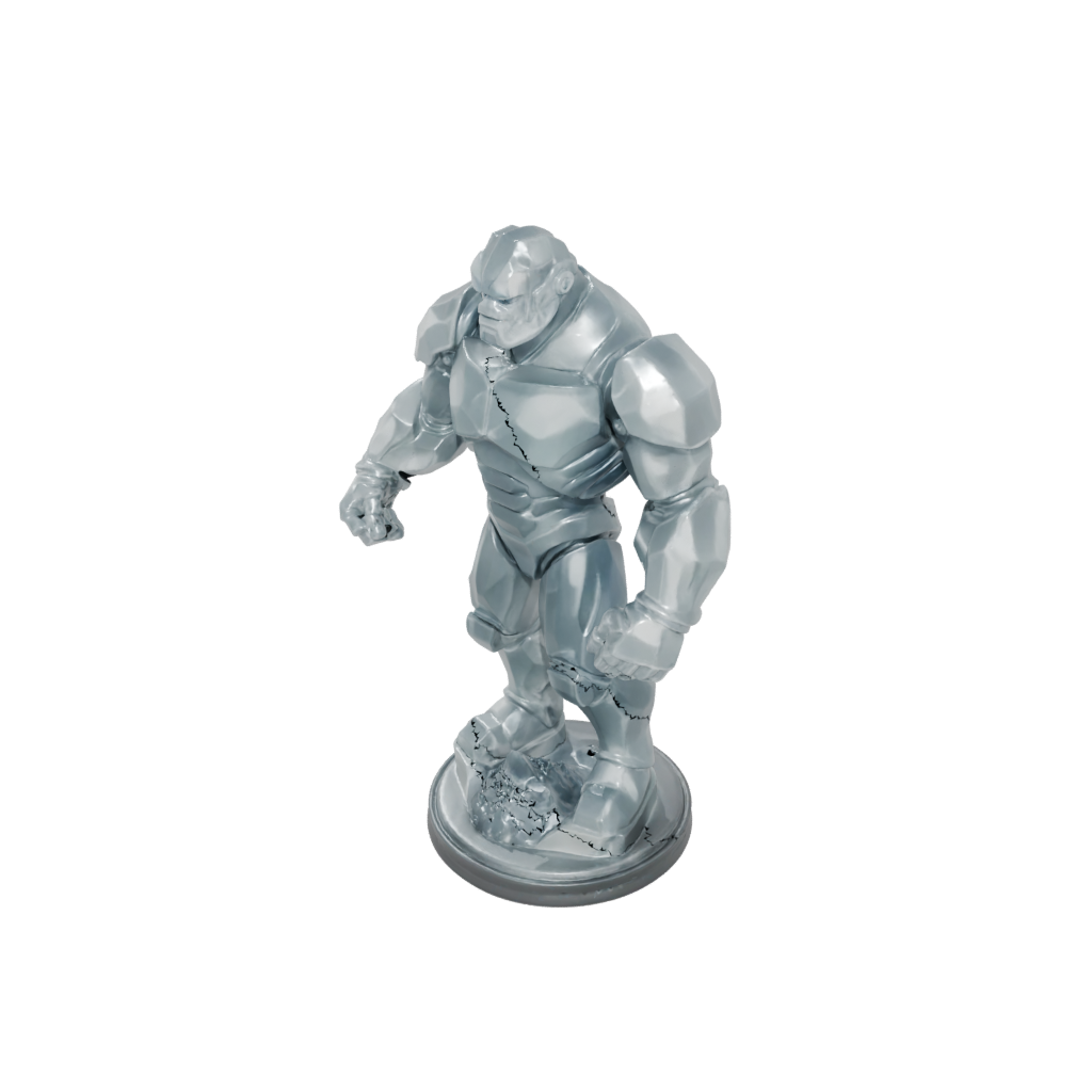 Pastel Bust Crystal Golem