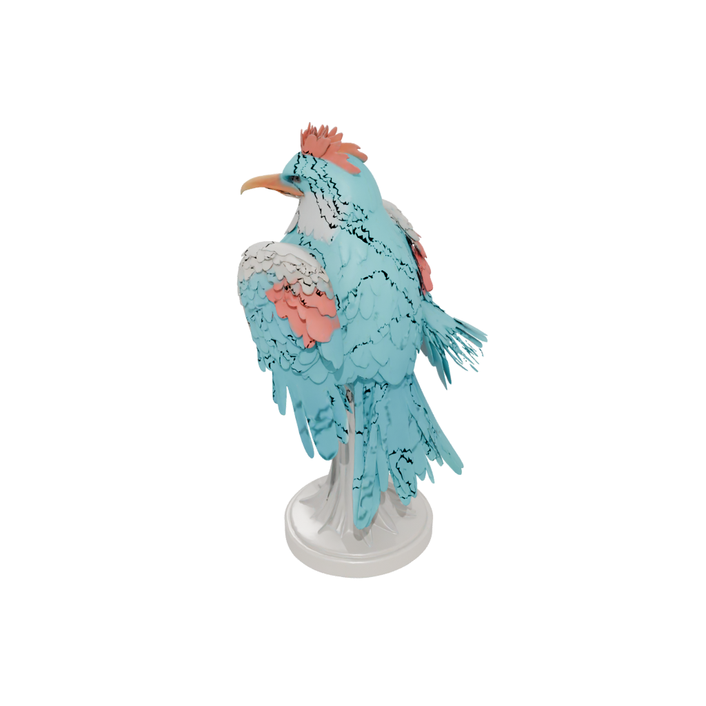 Pastel Bust Thunderbird