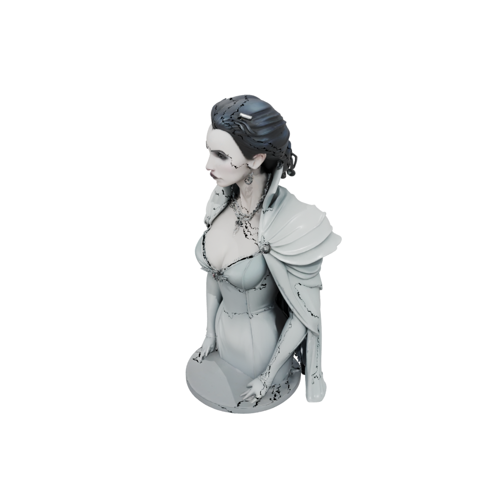 Pastel Bust Vampire Countess