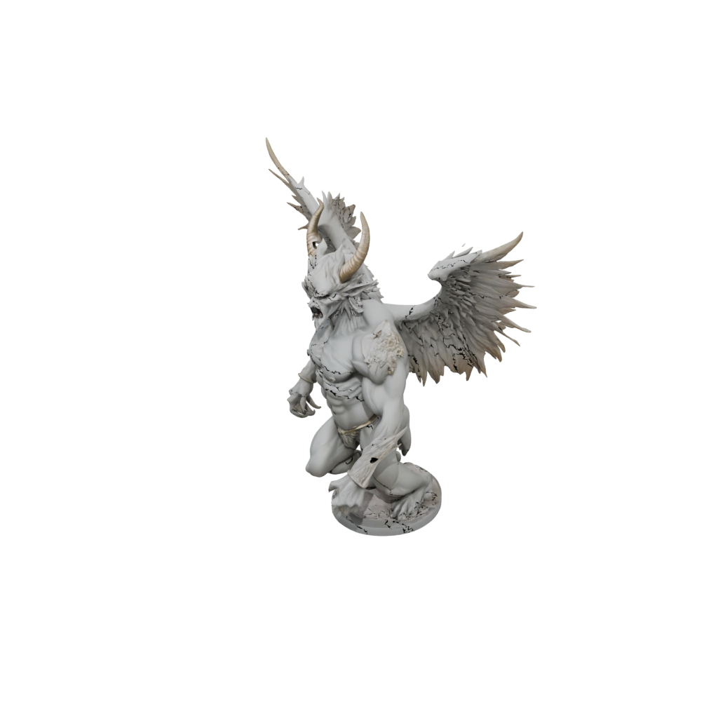 Pastel Bust Winged Demon Lord