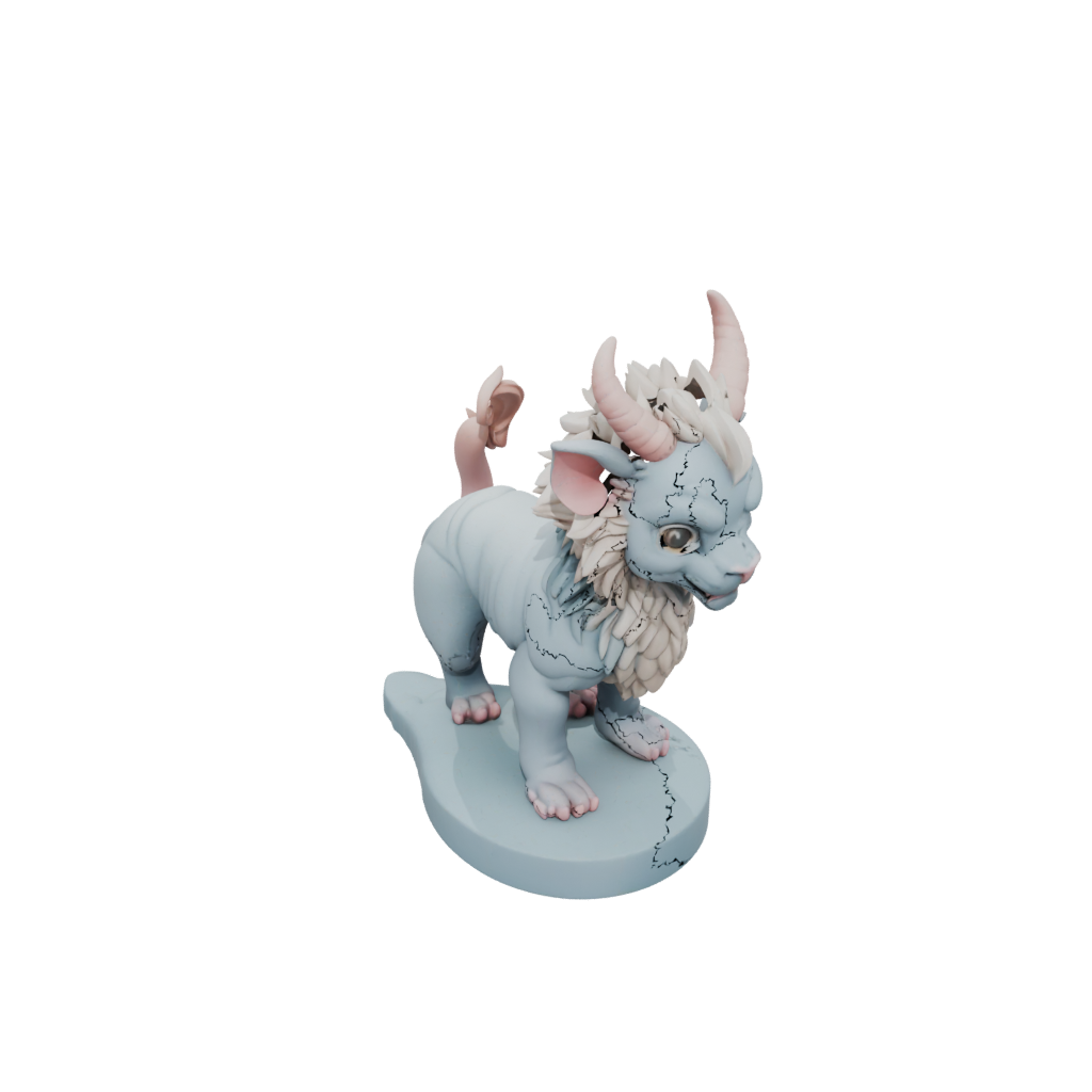 Pastel Chibi Chimera Beast