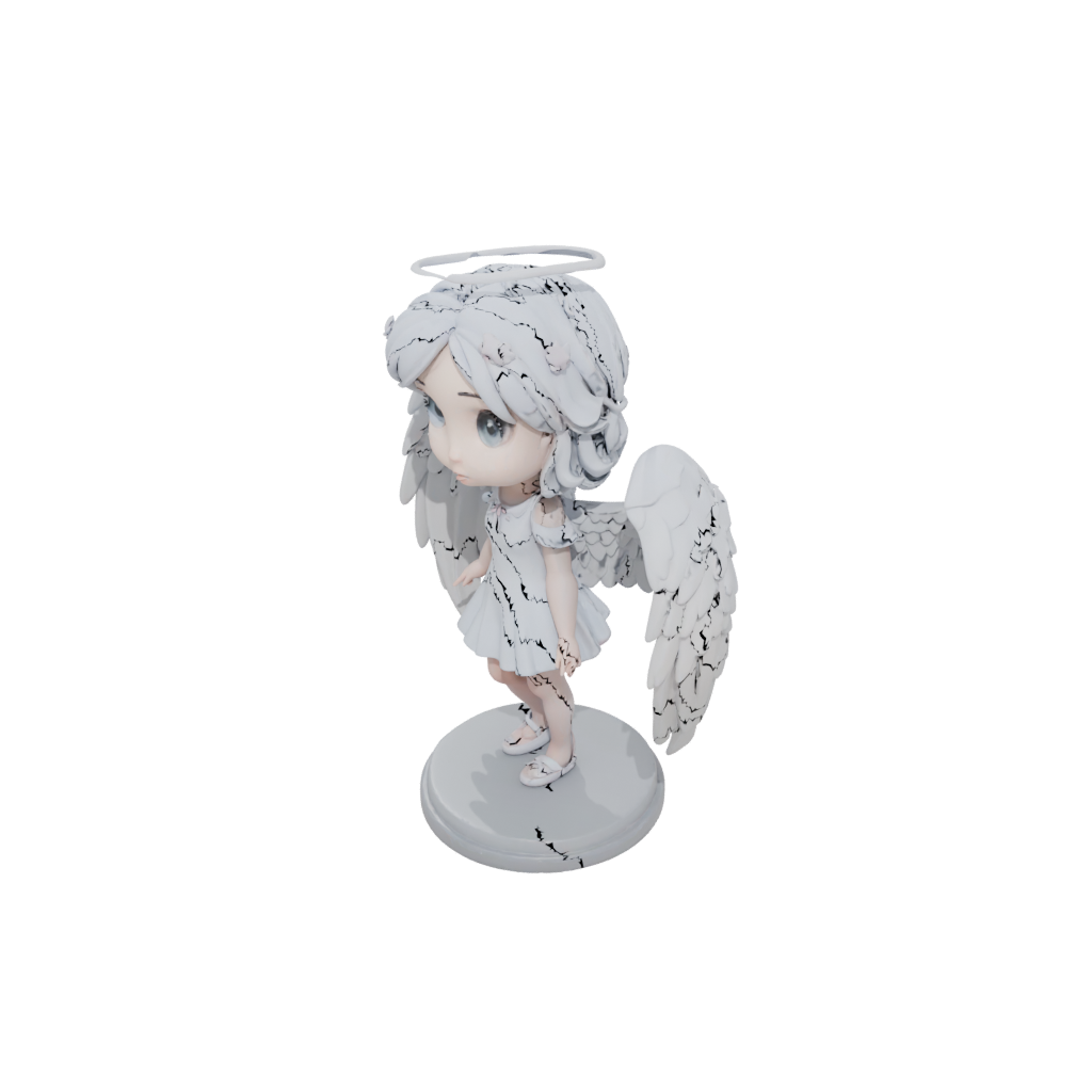 Pastel Chibi Fallen Angel