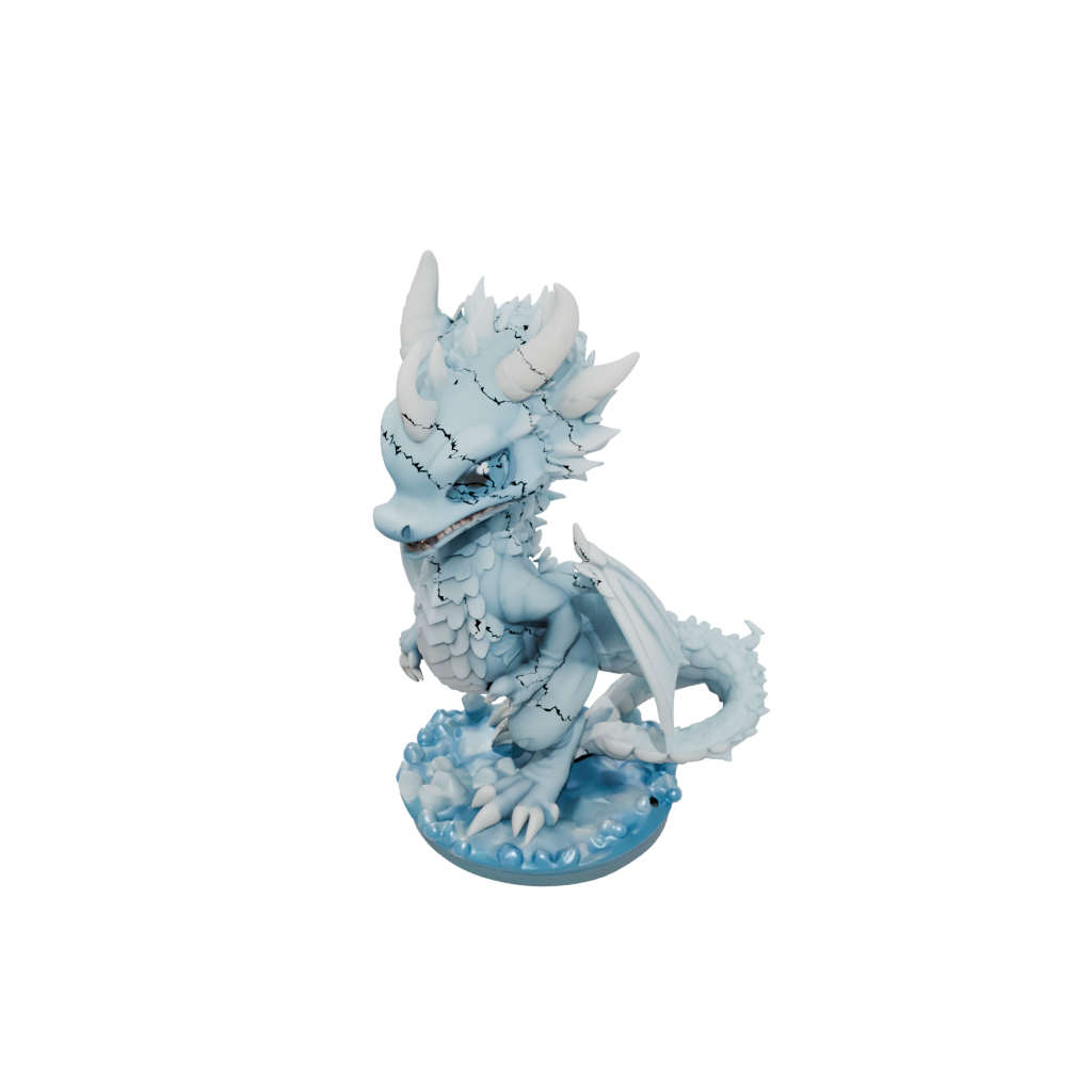 Pastel Chibi Frost Wyrm