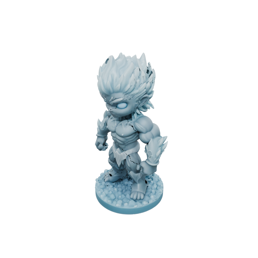 Pastel Chibi Ice Elemental Titan