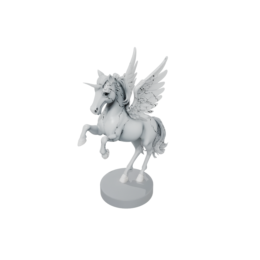 Pastel Chibi Pegasus Rearing