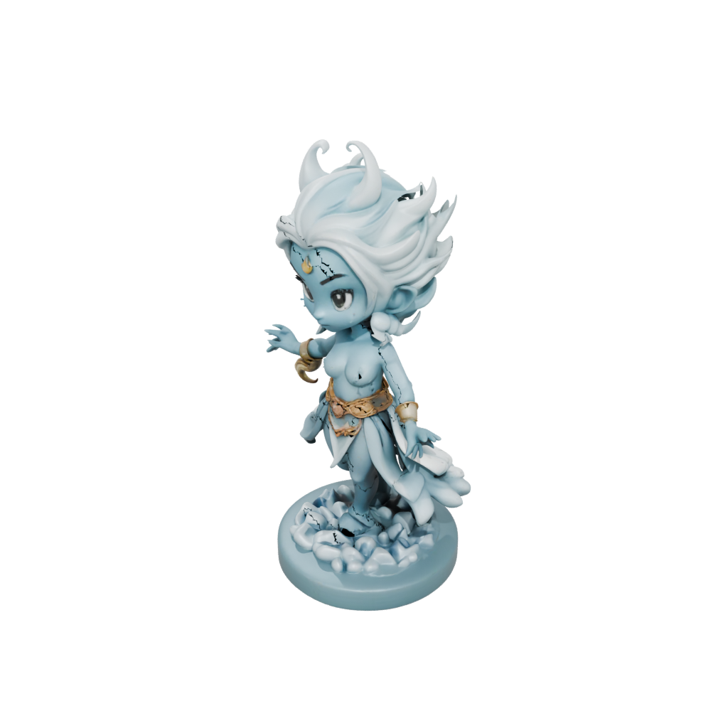 Pastel Chibi Storm Djinn