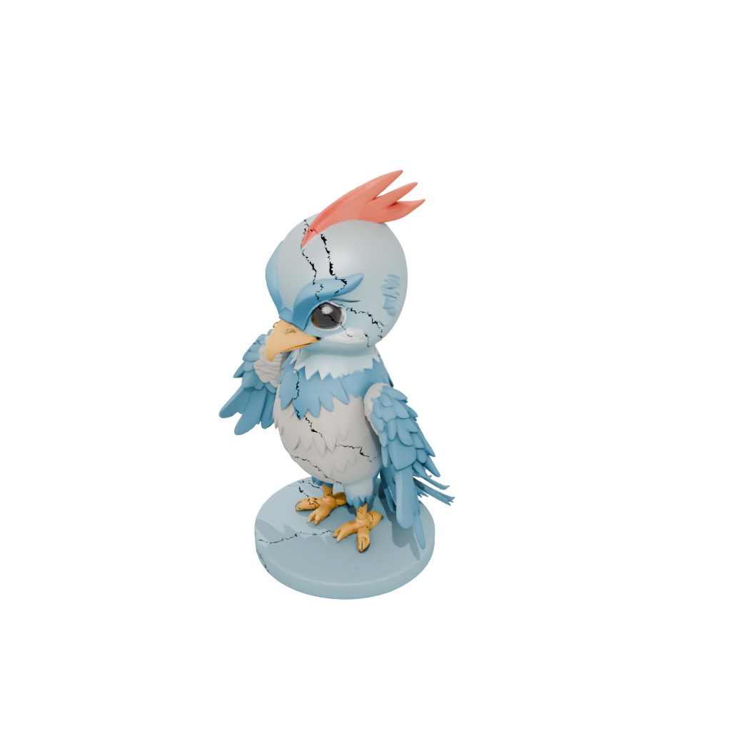 Pastel Chibi Thunderbird