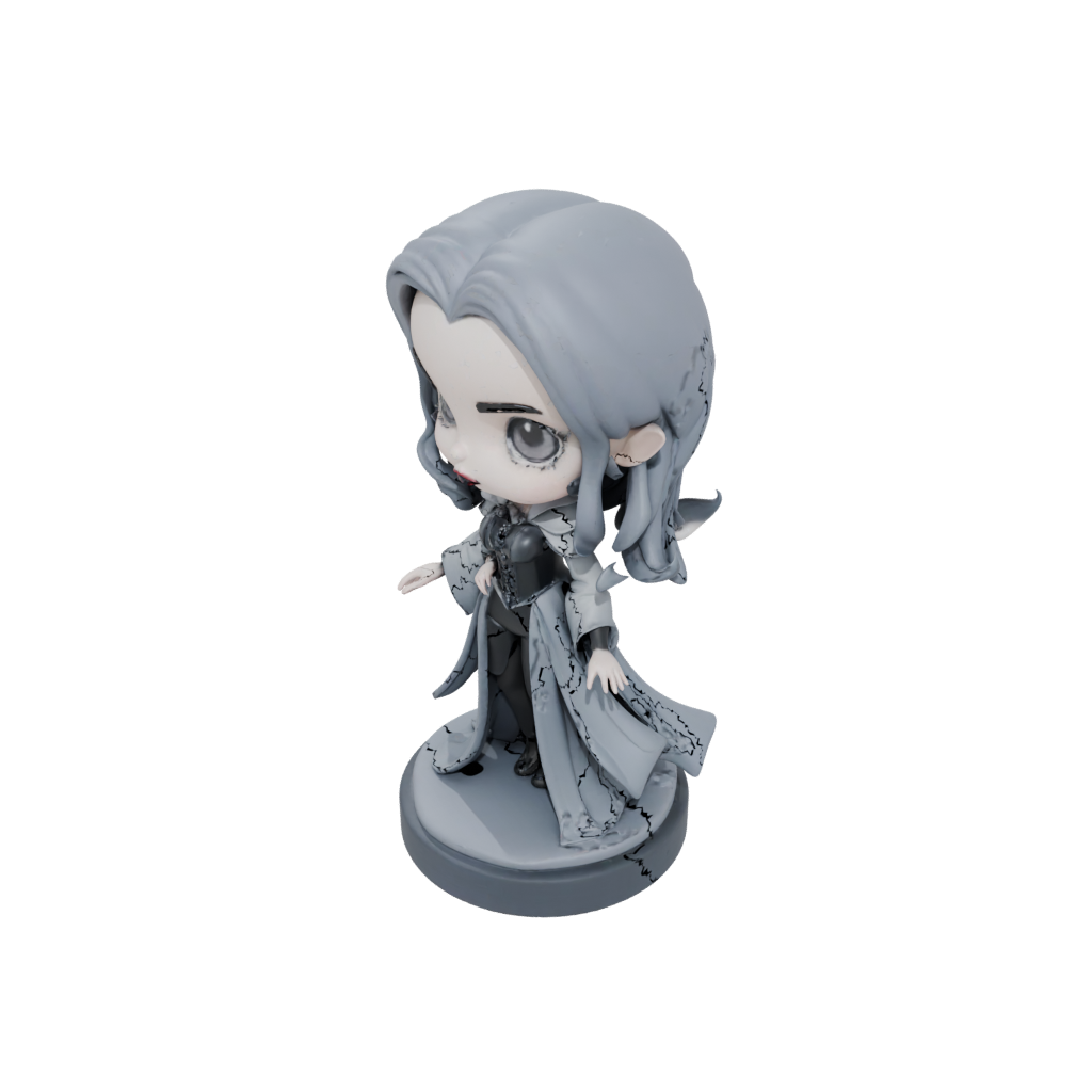 Pastel Chibi Vampire Countess