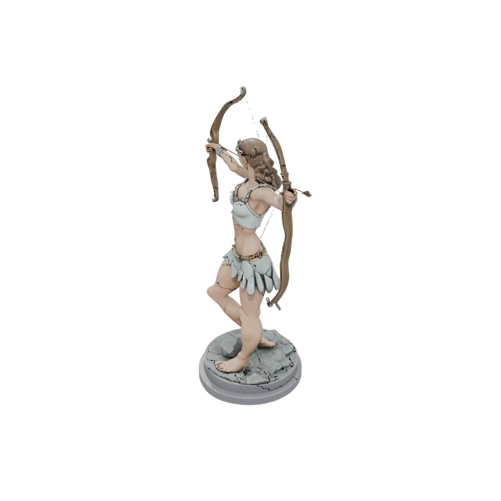 Pastel Scene Centaur Archer