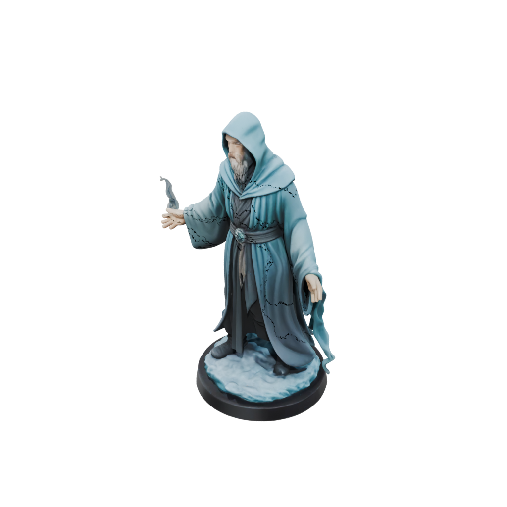 Pastel Scene Dark Sorcerer Figurine