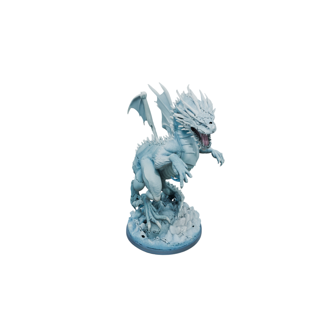 Pastel Scene Frost Wyrm