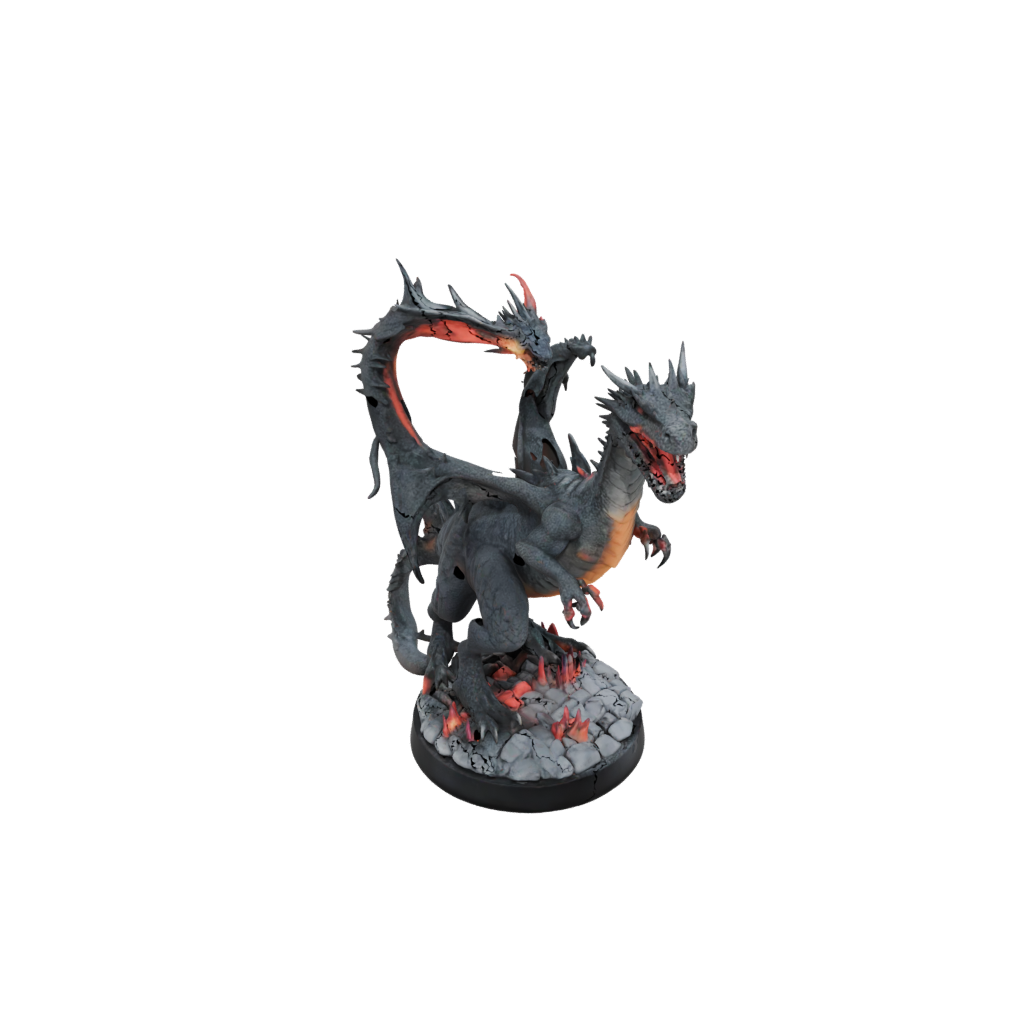 Pastel Scene Lava Drake