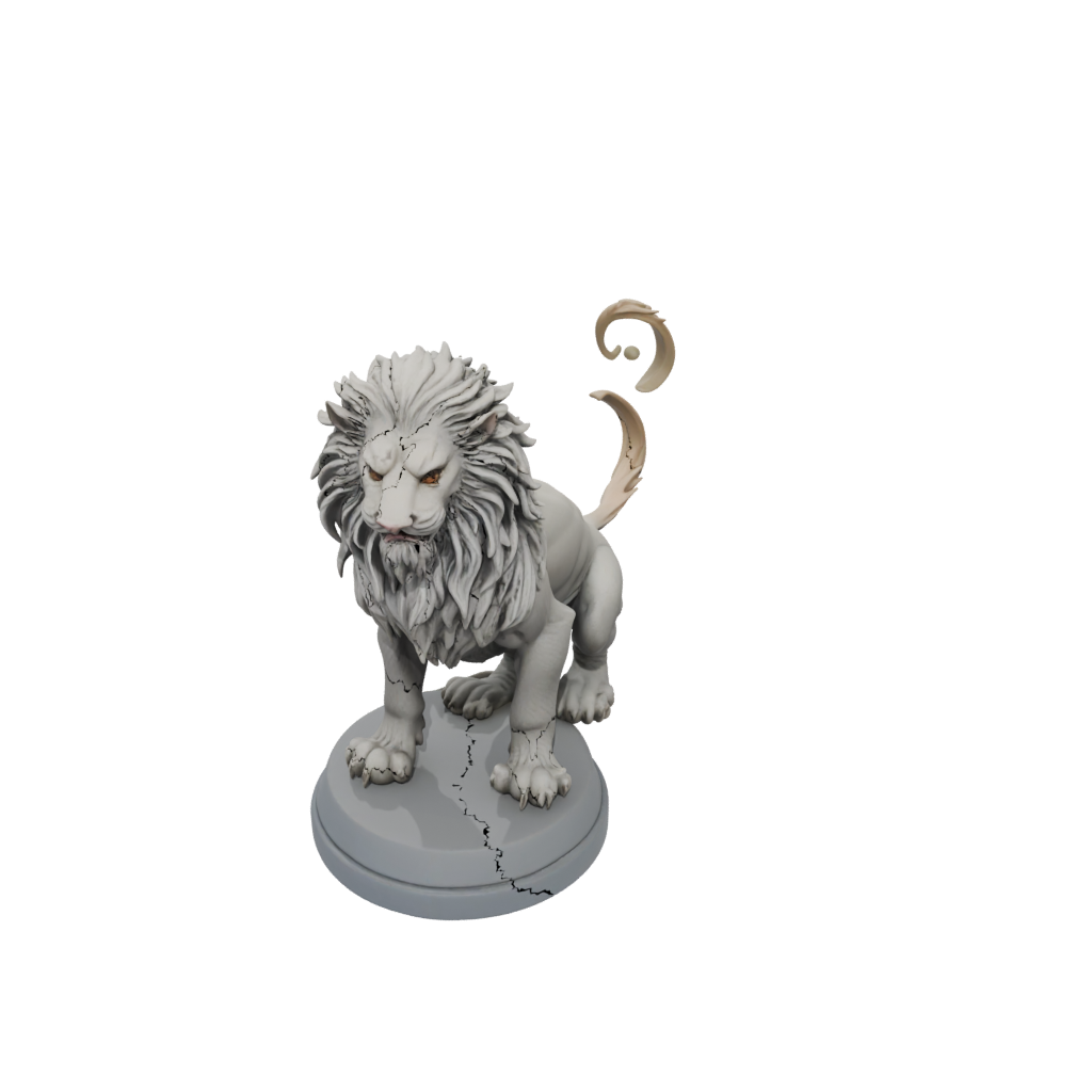 Pastel Scene Manticore
