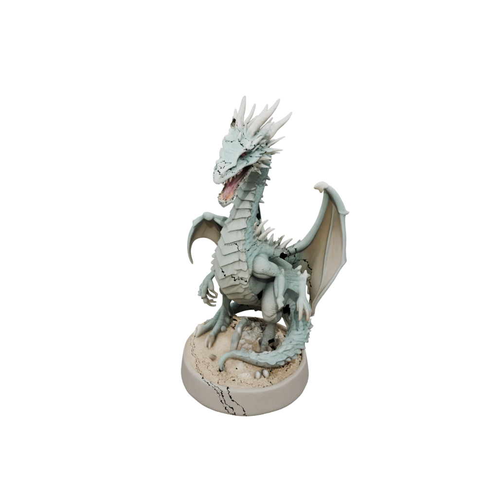 Pastel Scene Sand Wyrm