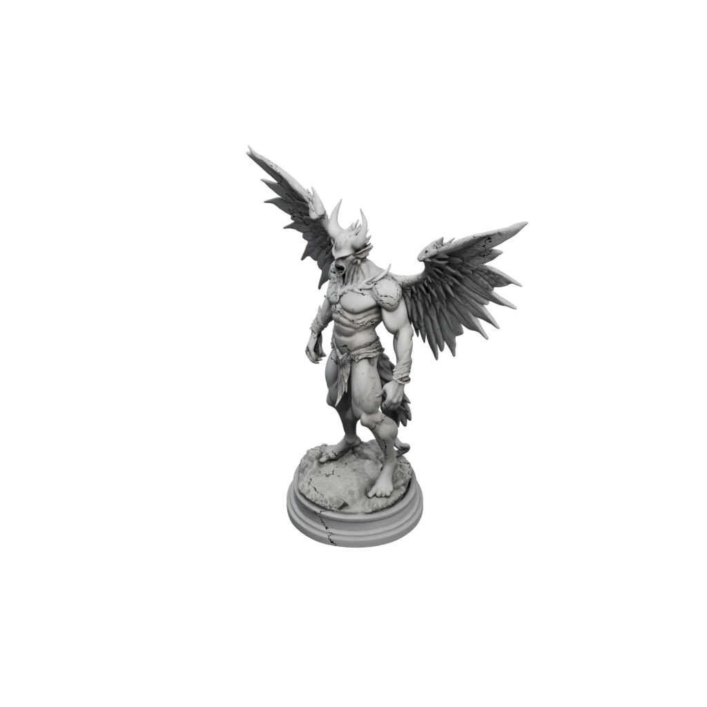 Pastel Scene Winged Demon Lord