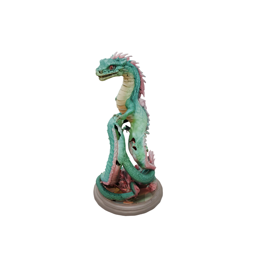 Pastel Basilisk Serpent