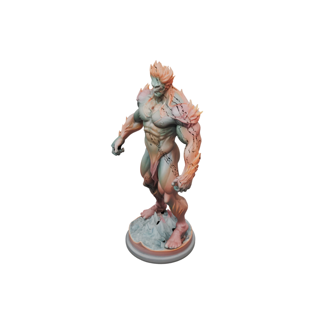 Pastel Fire Elemental Titan