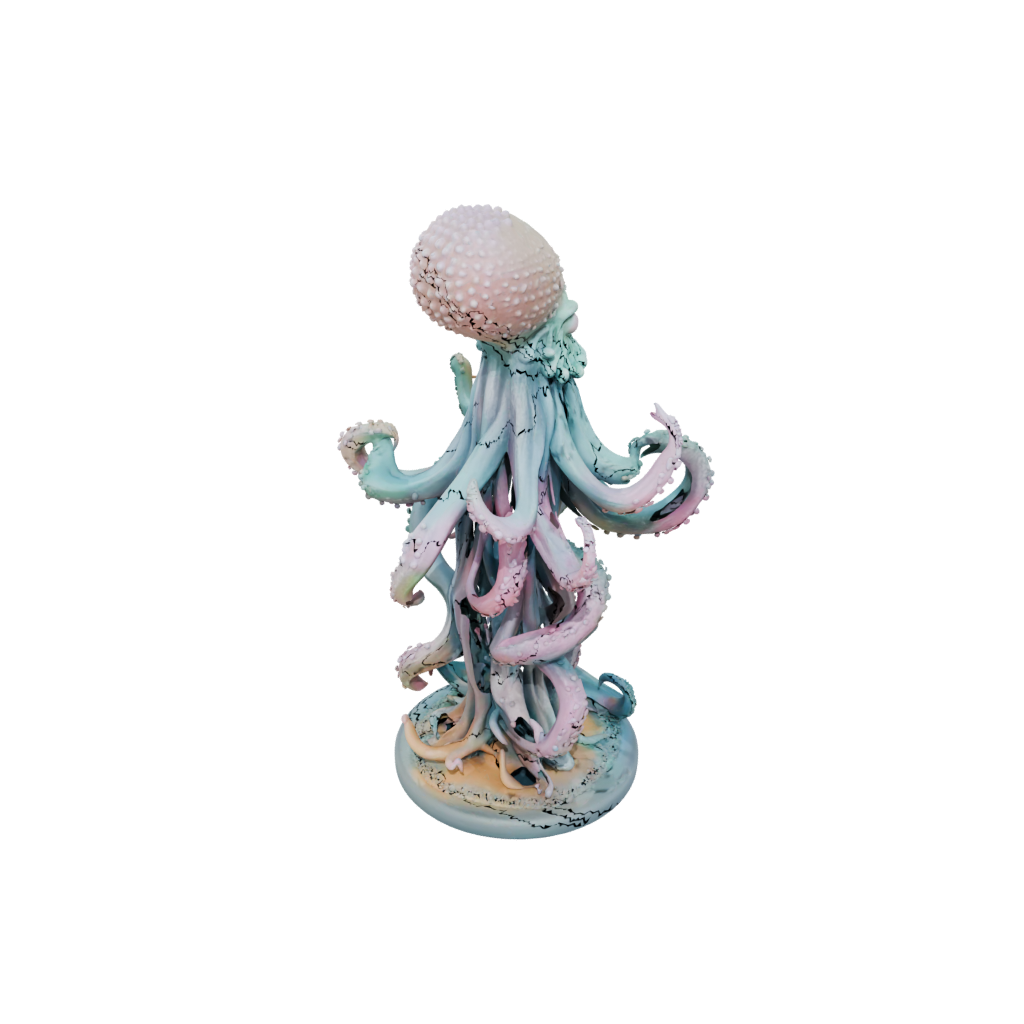Pastel Kraken Tentacle Sculpture